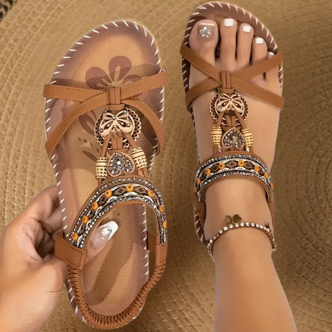 Nada™ – Ortopedické sandály ve stylu Ibiza pro pohodlí a eleganci