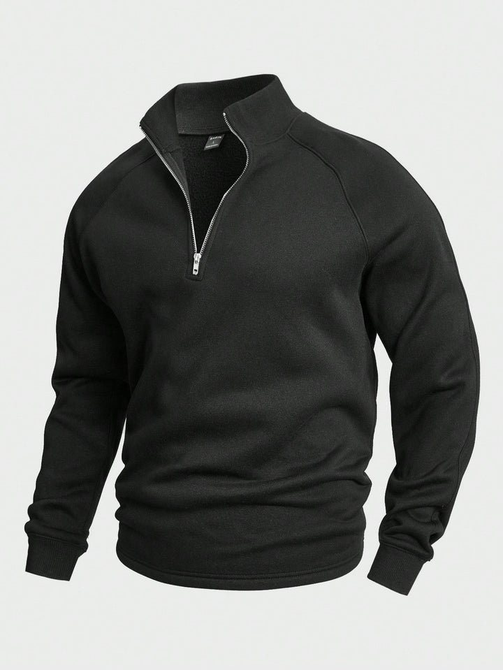 Anton™| Volnočasový pulovr s polo zipem