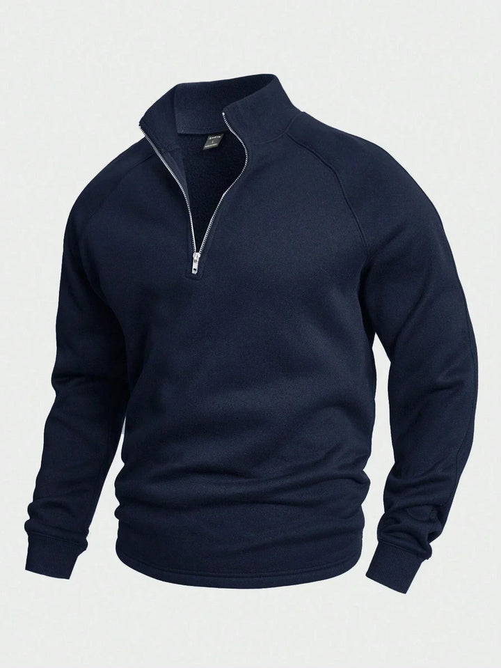 Anton™| Volnočasový pulovr s polo zipem