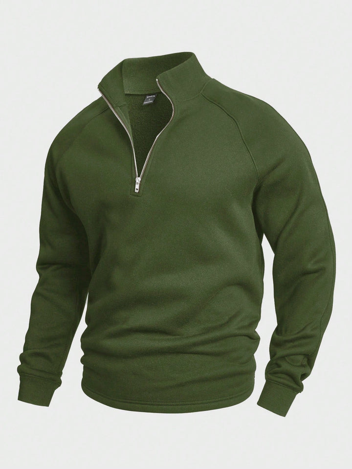 Anton™| Volnočasový pulovr s polo zipem