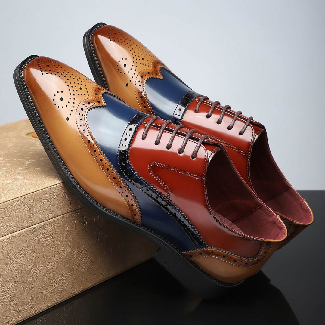Viktor™ | Elegantní kožené brogue boty