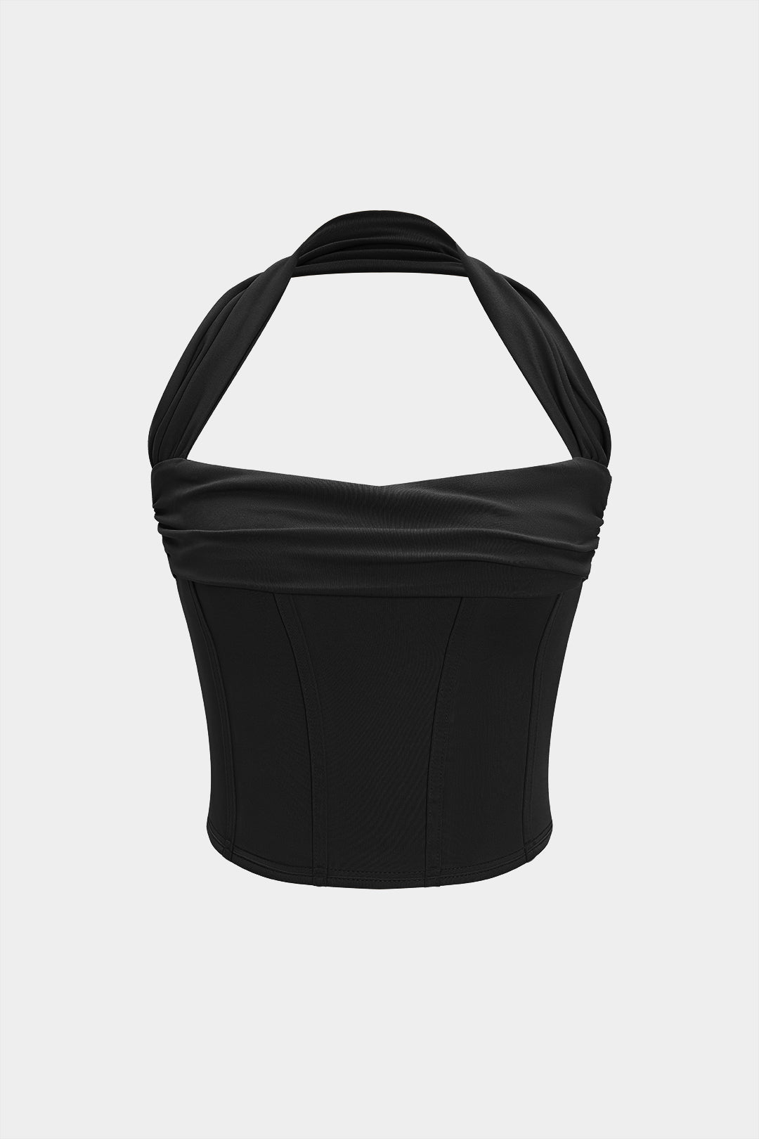 Nejlepší top s řasením a halter krkem