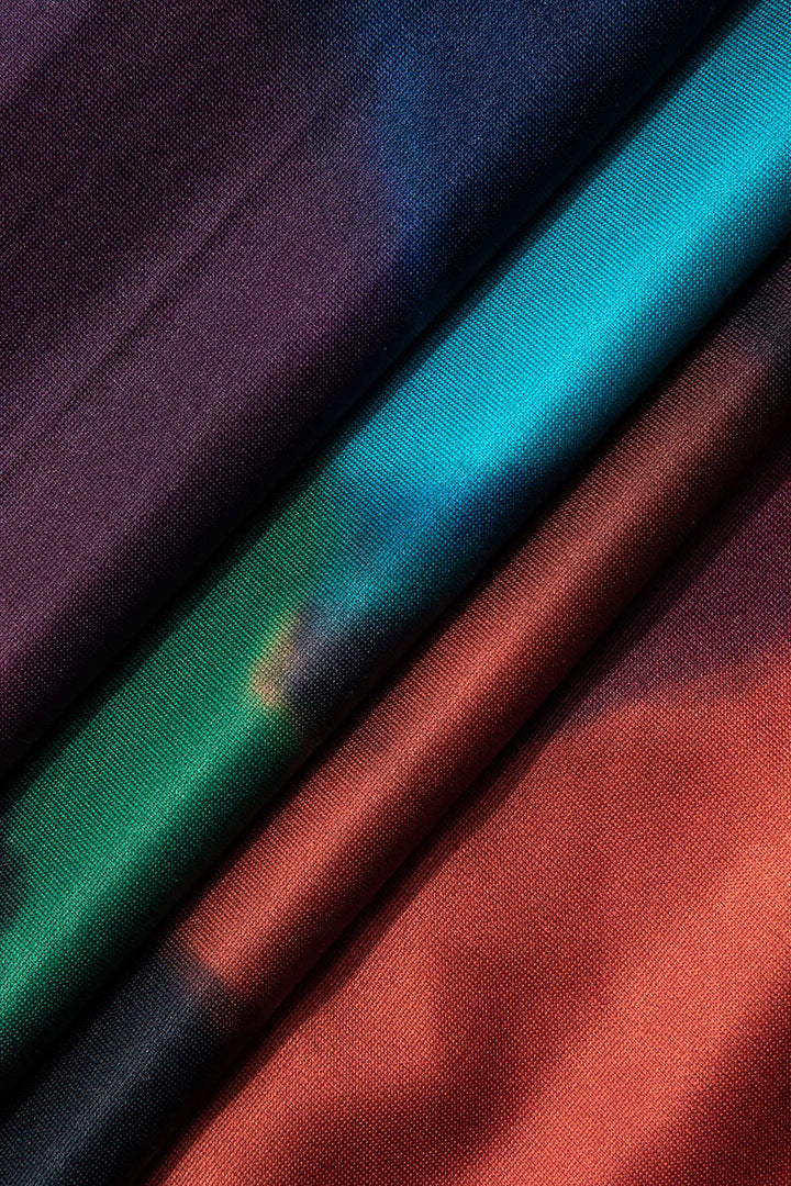 Dlouhá sukně s tie-dye vzorem