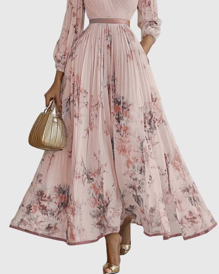 Siena™ - Elegantní Plisované Maxi Šaty