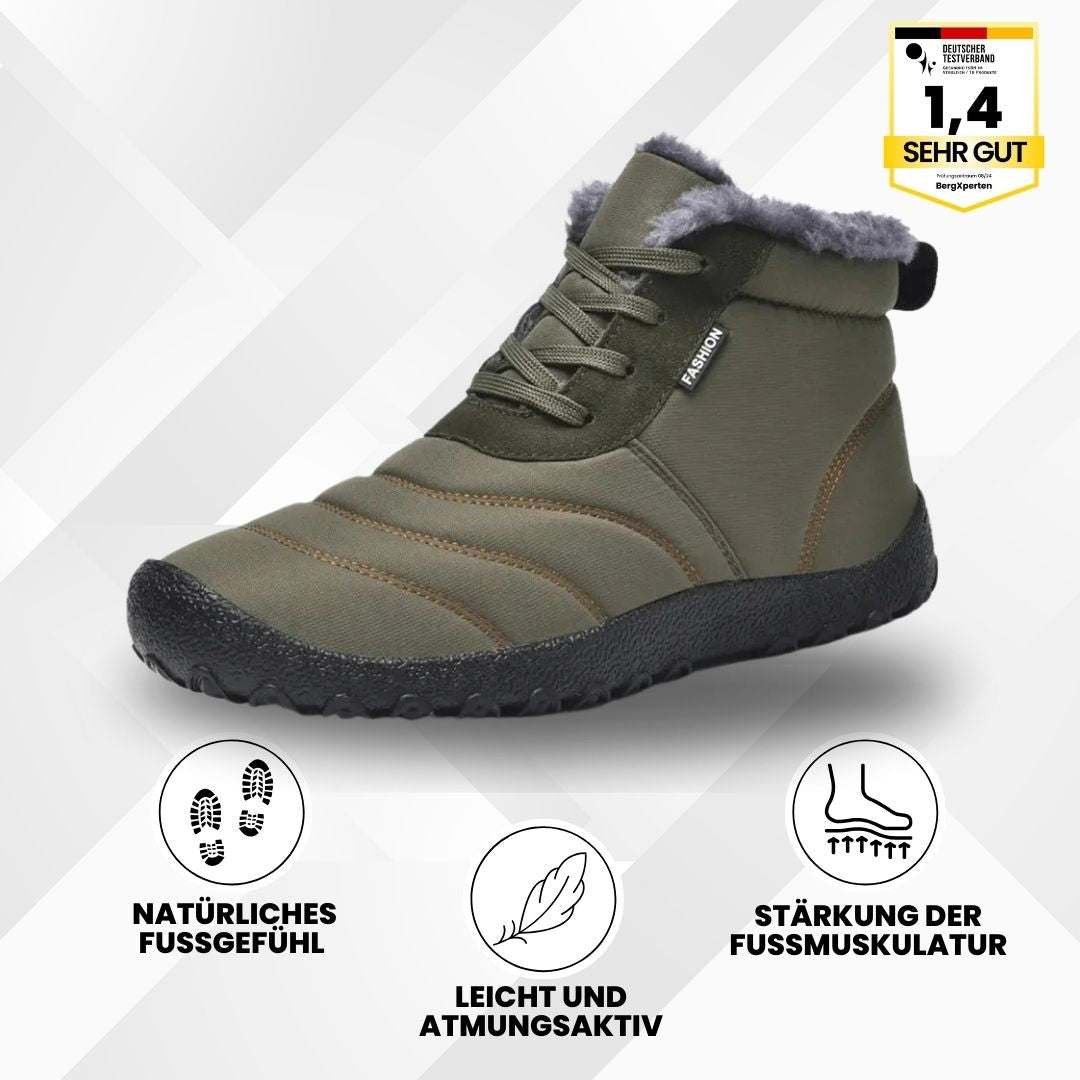 OrthoWarm - barefoot obuv s polstrováním, voděodolná a zmírňující bolest