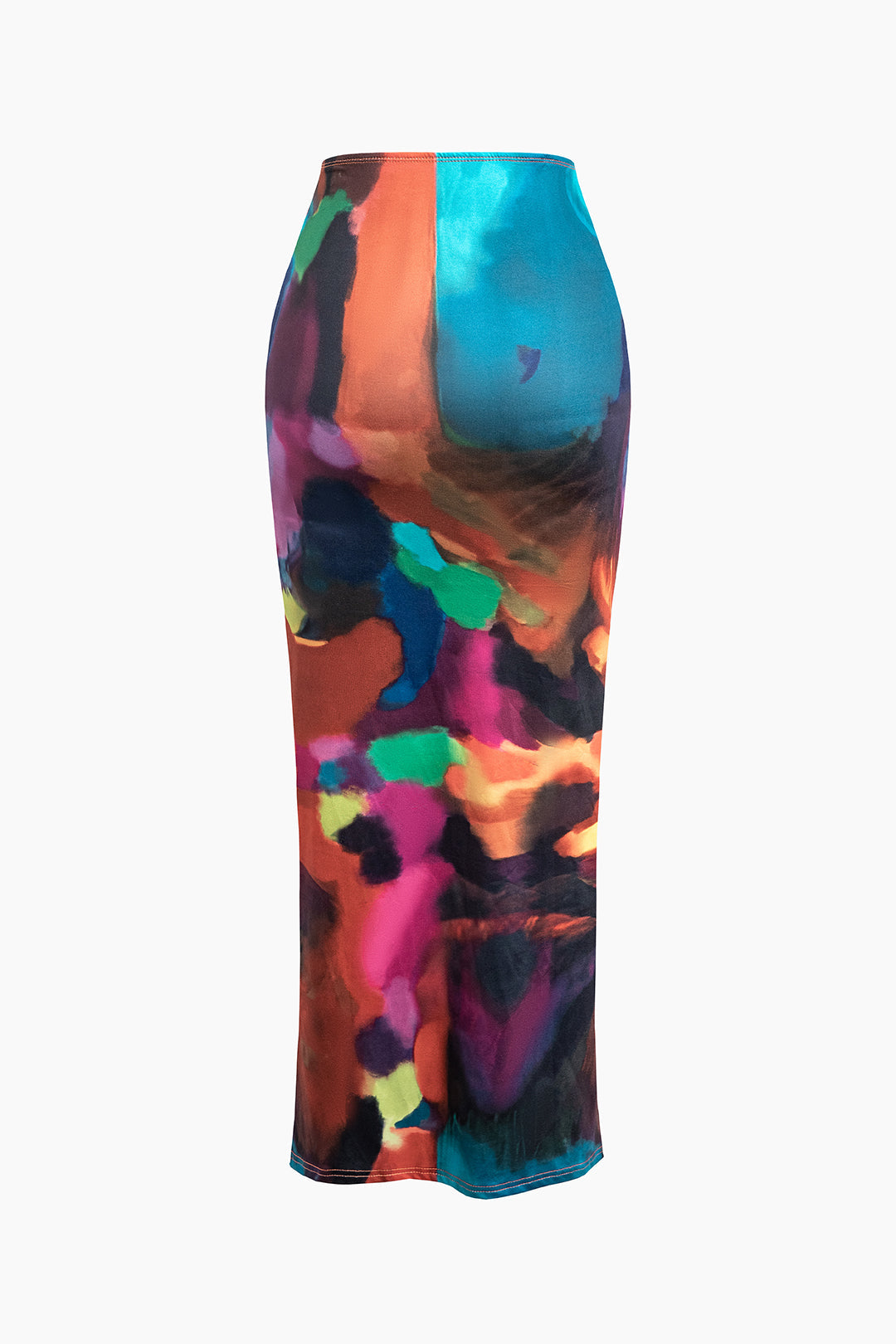 Dlouhá sukně s tie-dye vzorem