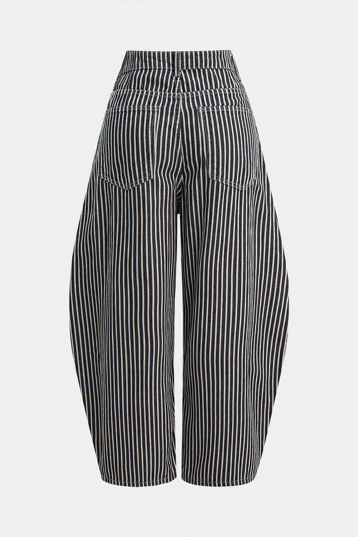 Pantalony s pruhovaným designem