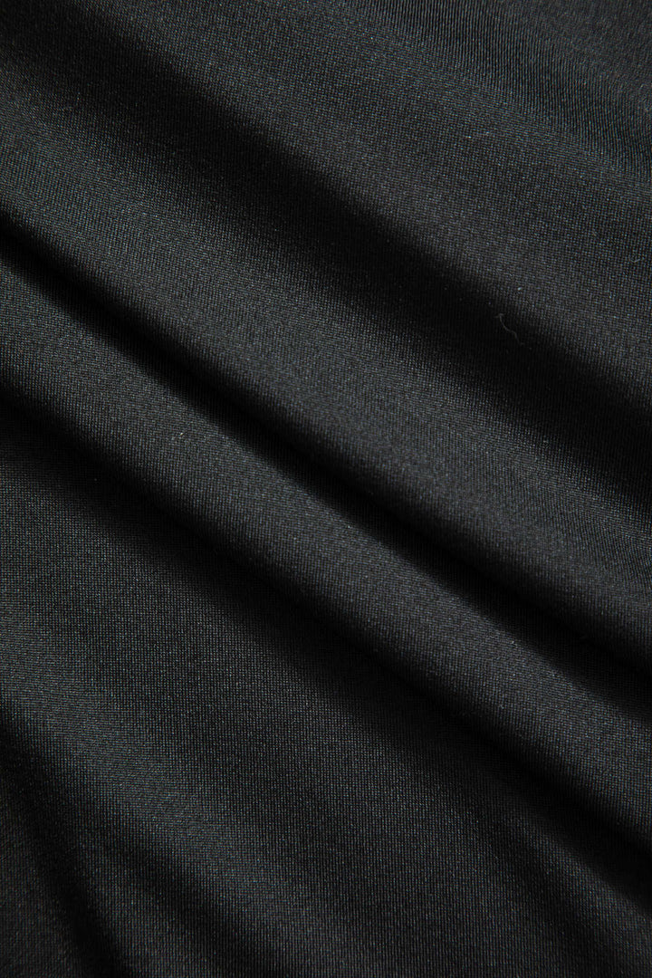 Sukně z umělé kůže s patchworkovým designem a nařasením