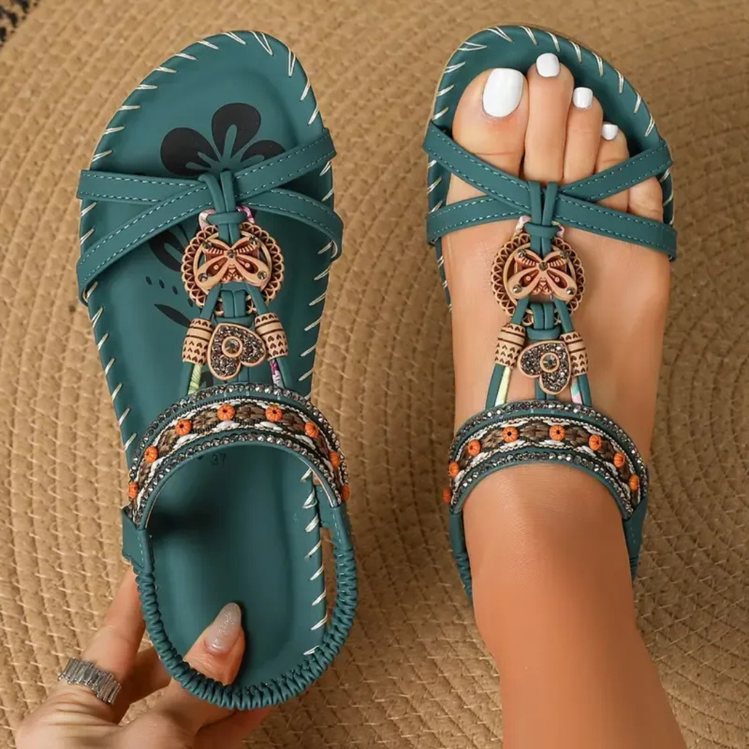 Nada™ – Ortopedické sandály ve stylu Ibiza pro pohodlí a eleganci