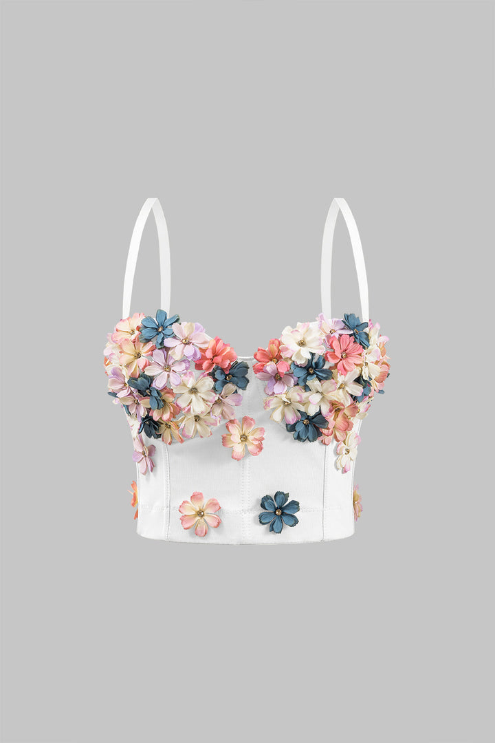 3D Vyšívaný Cami Top