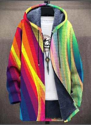 Kira™ - Luxusní umělecká inspirovaná mikina s kapucí na zip