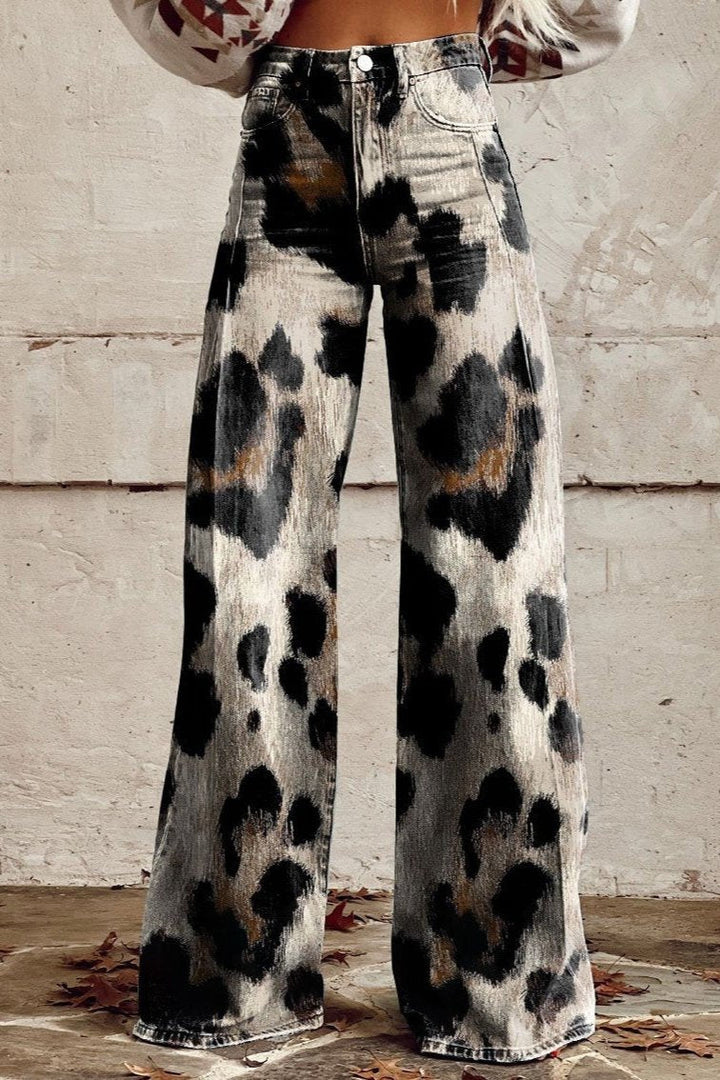 Cheetah - Bohemian Elegantní Kalhoty