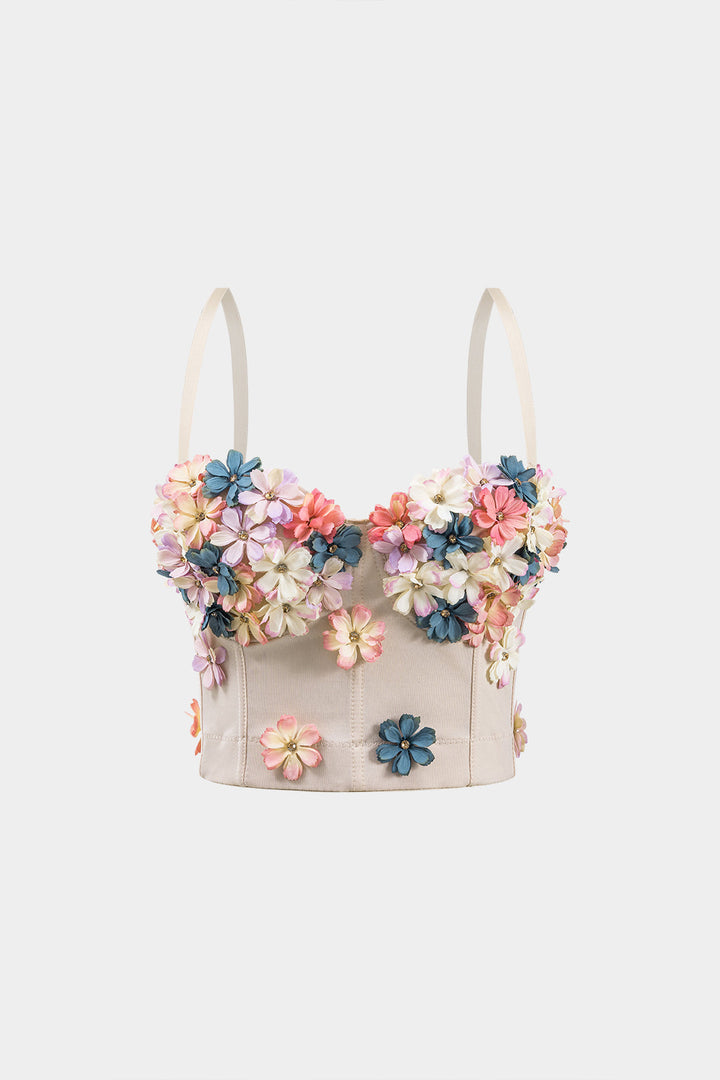 3D Vyšívaný Cami Top