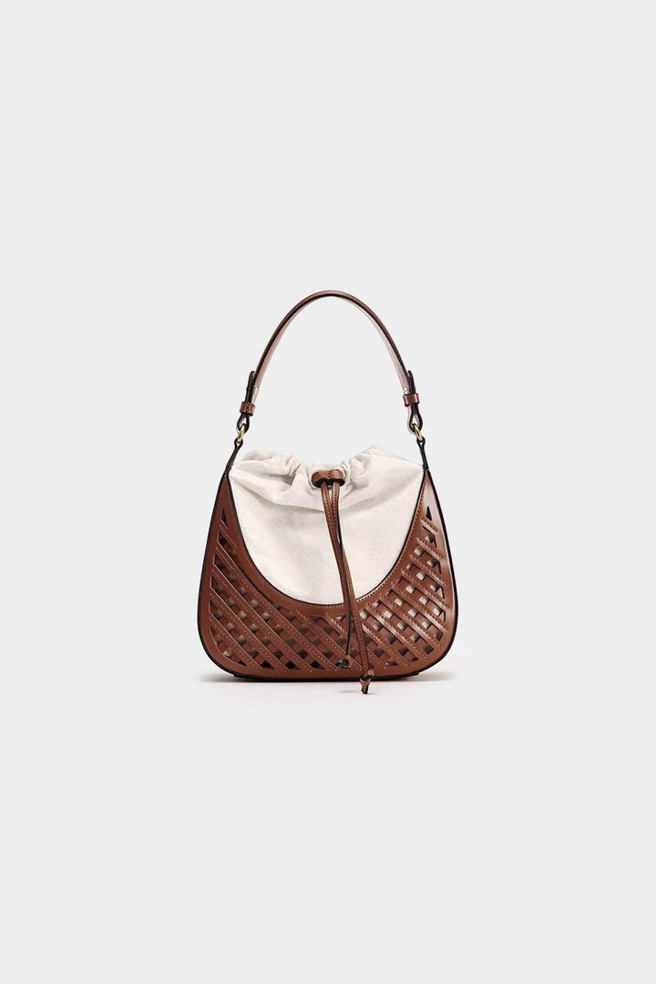 Tkaná taška Tote s designem otvorů