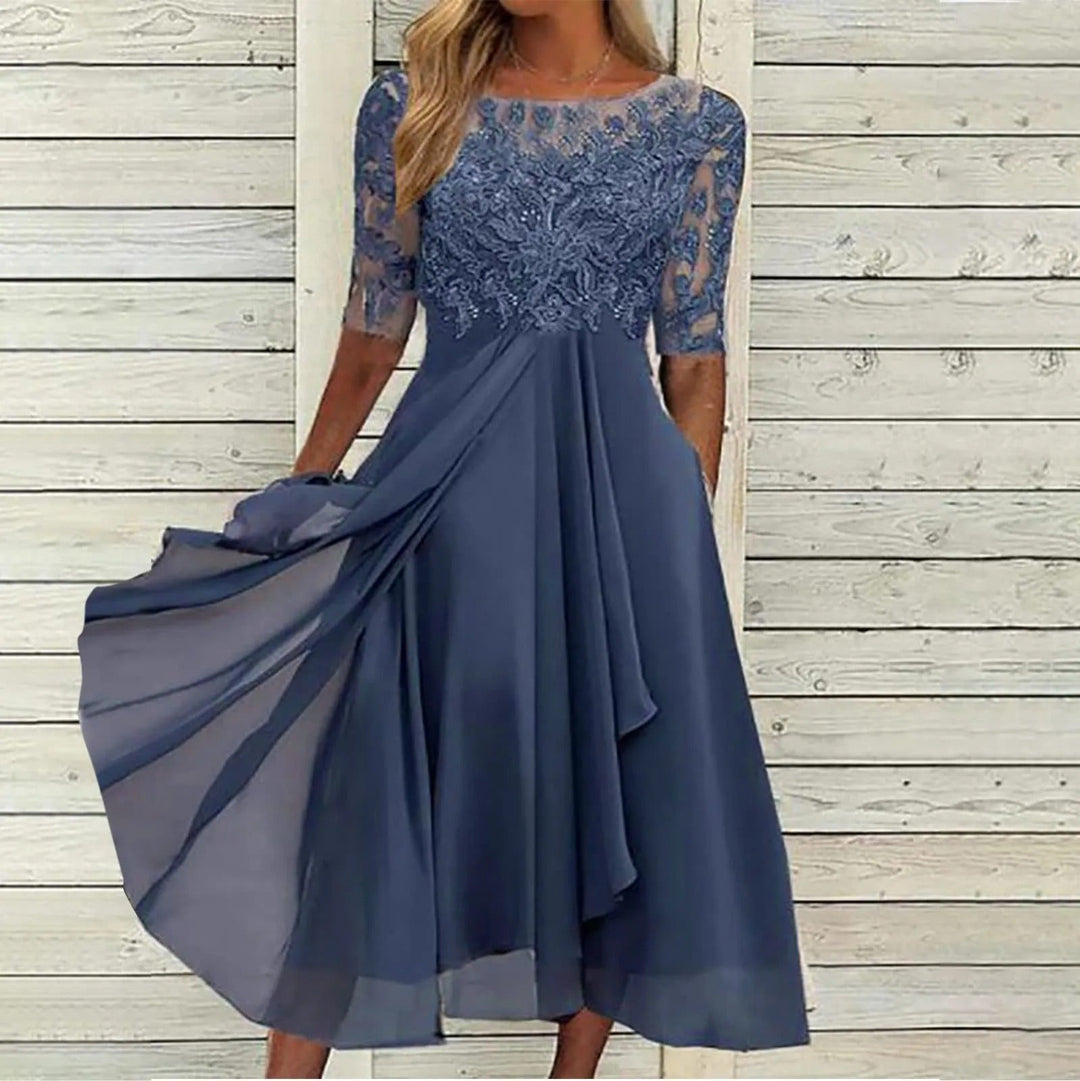 Puck™ - Elegantní midi šaty z krajky