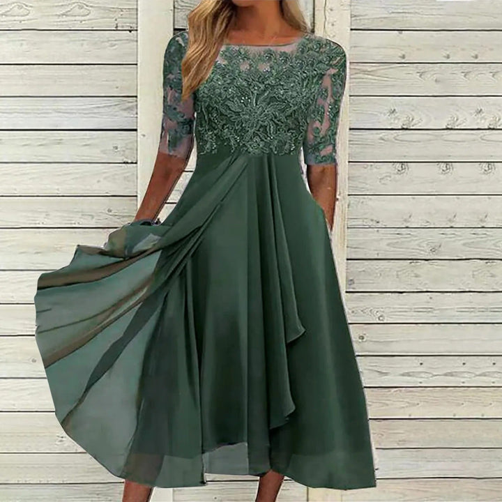 Puck™ - Elegantní midi šaty z krajky