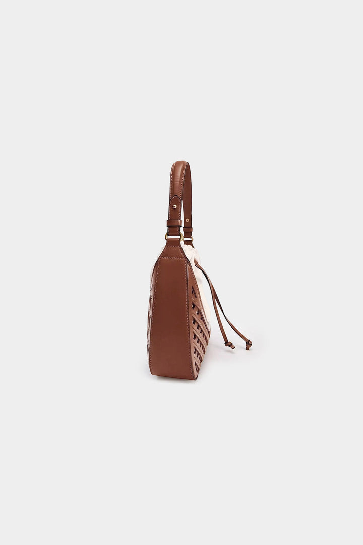 Tkaná taška Tote s designem otvorů