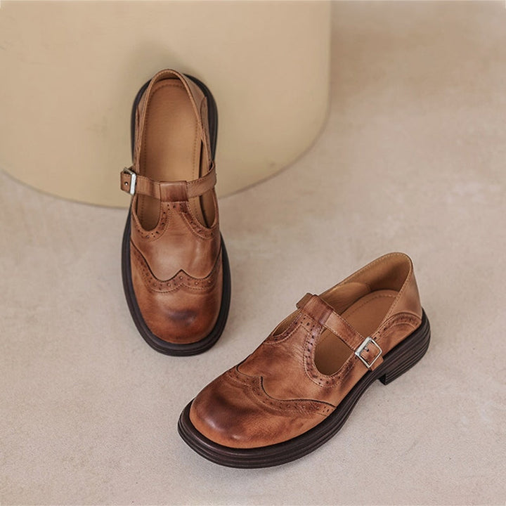 Ladiva™  | Elegantní kožené páskové boty